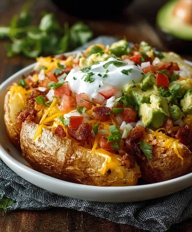 Loaded Potato Taco Bowl