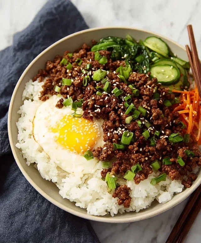 Korean Ground Beef Bowl (25-Minutes)