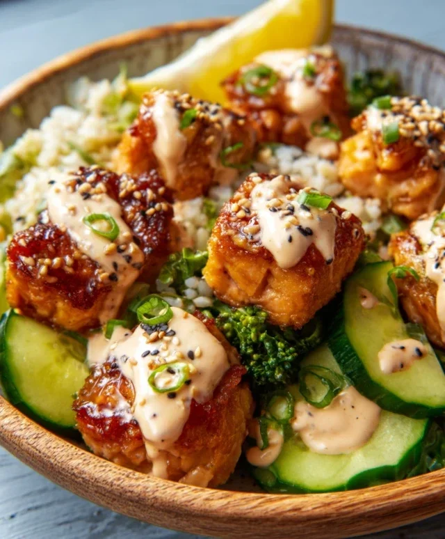 Bang Bang Salmon Bites