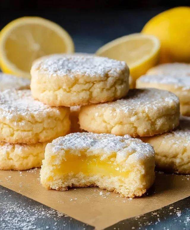 Lemon Bar Butter Cookies