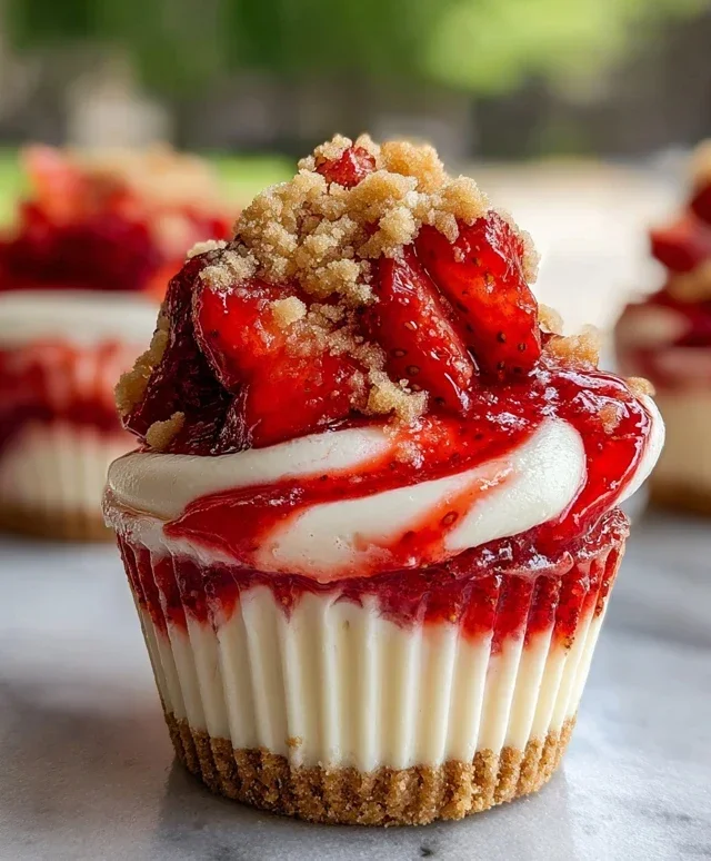 Strawberry Cheesecake Cups
