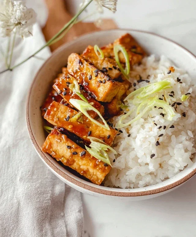 Honey Garlic Tofu
