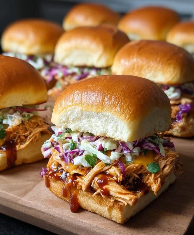 BBQ Chicken Sliders