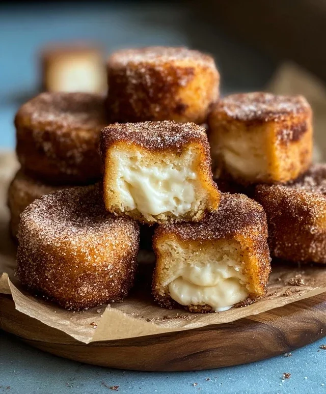 Churro Cheesecake Bites
