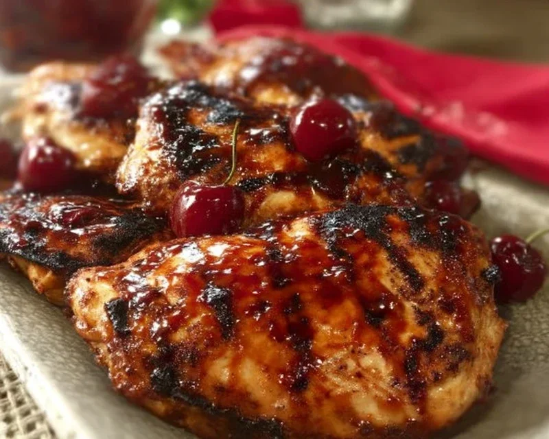 Cherry Dr. Pepper Grilled Chicken