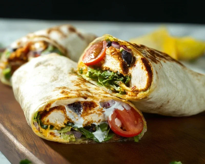 Chipotle Ranch Grilled Chicken Burrito