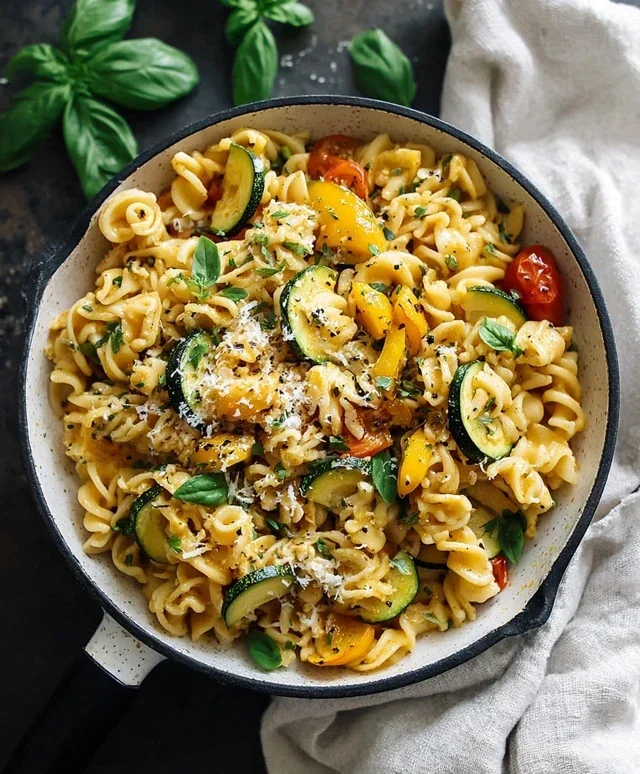 Summer Squash Pasta Skillet
