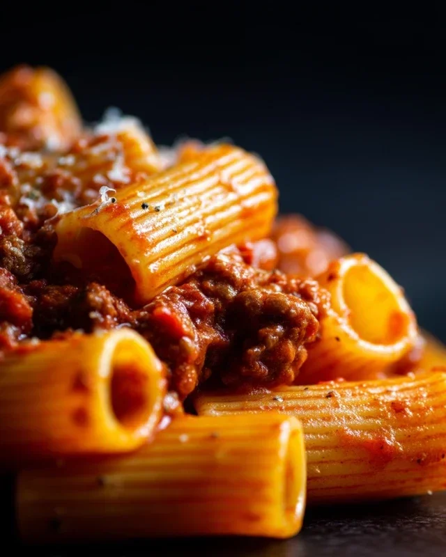 Beef Pasta in Tomato Sauce {Beef Ragu Pasta}