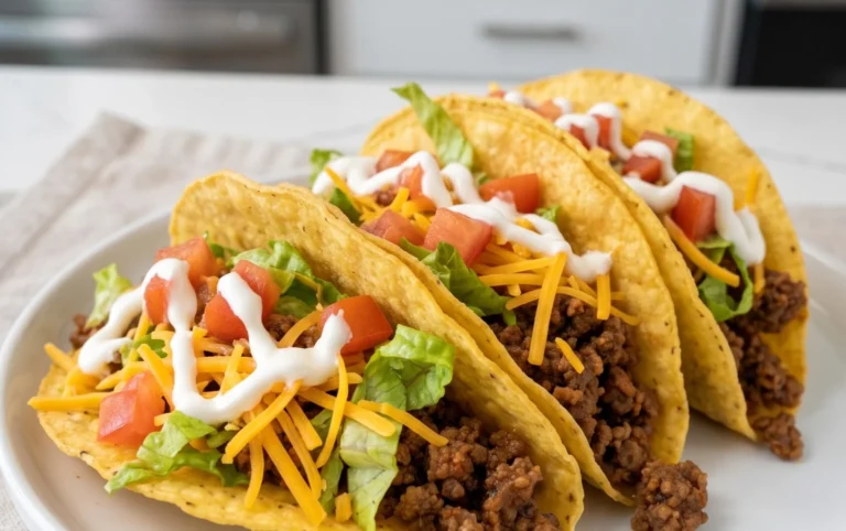 Crispy Ground Beef Tacos