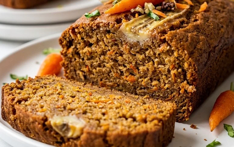 Dairy Free Carrot Cake Banana Bread