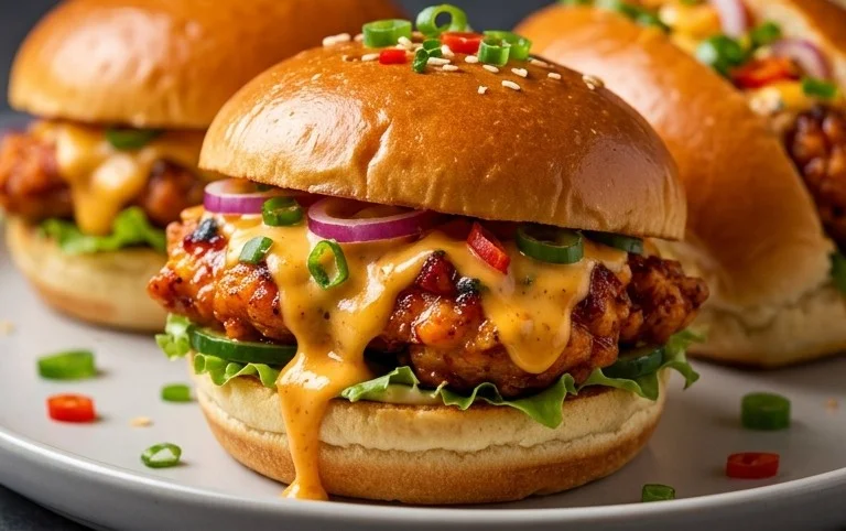 Cheesy Dynamite Chicken Buns