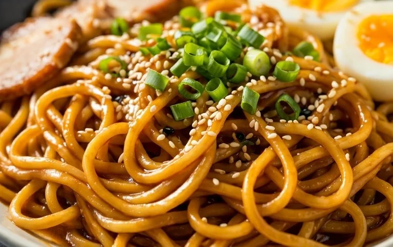Easy Saucy Ramen Noodles