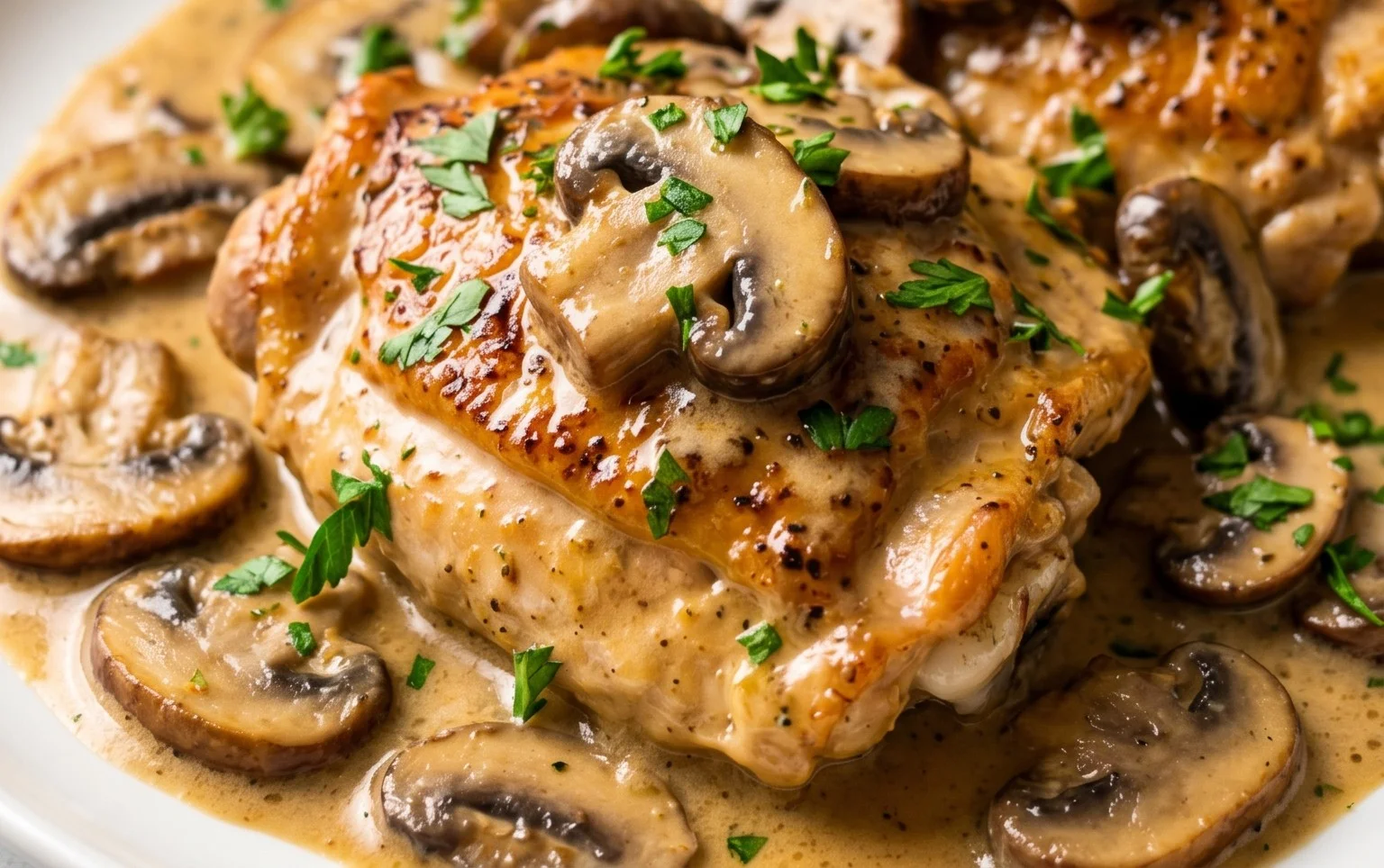 Creamy Mushroom Chicken Recipe