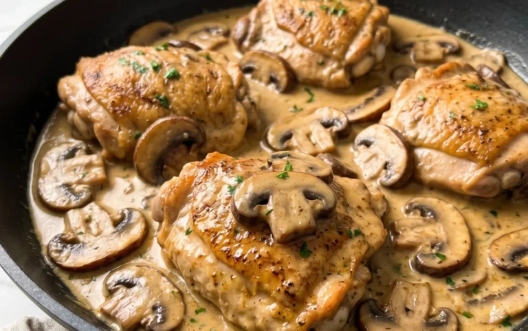 Creamy Mushroom Chicken Recipe