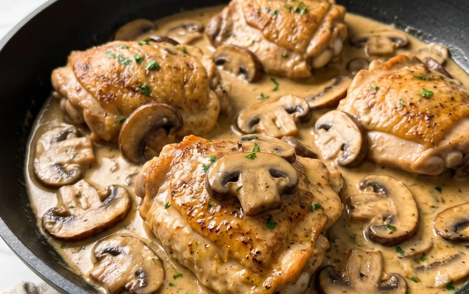 Creamy Mushroom Chicken Recipe