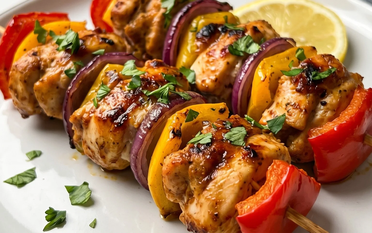 Air Fryer Chicken Skewers (VIDEO)