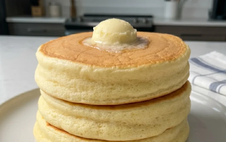 Fluffy Japanese Soufflé Pancakes