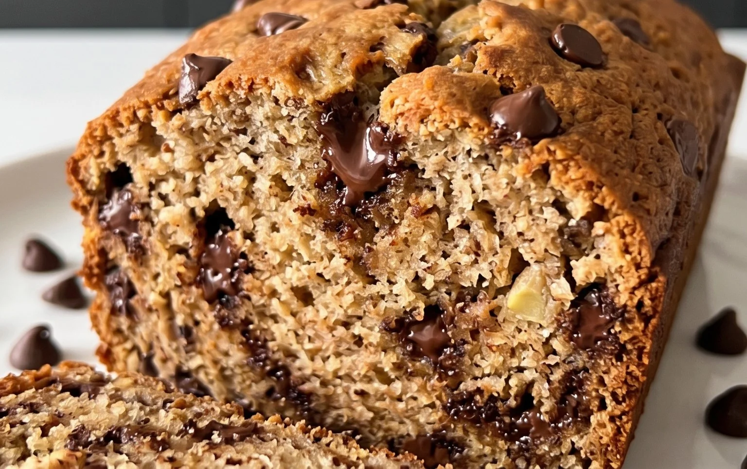 Easy Chocolate Chip Banana Bread