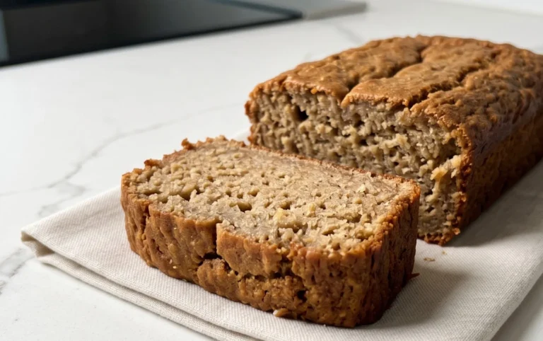 Healthy 5-Ingredient Flourless Banana Bread