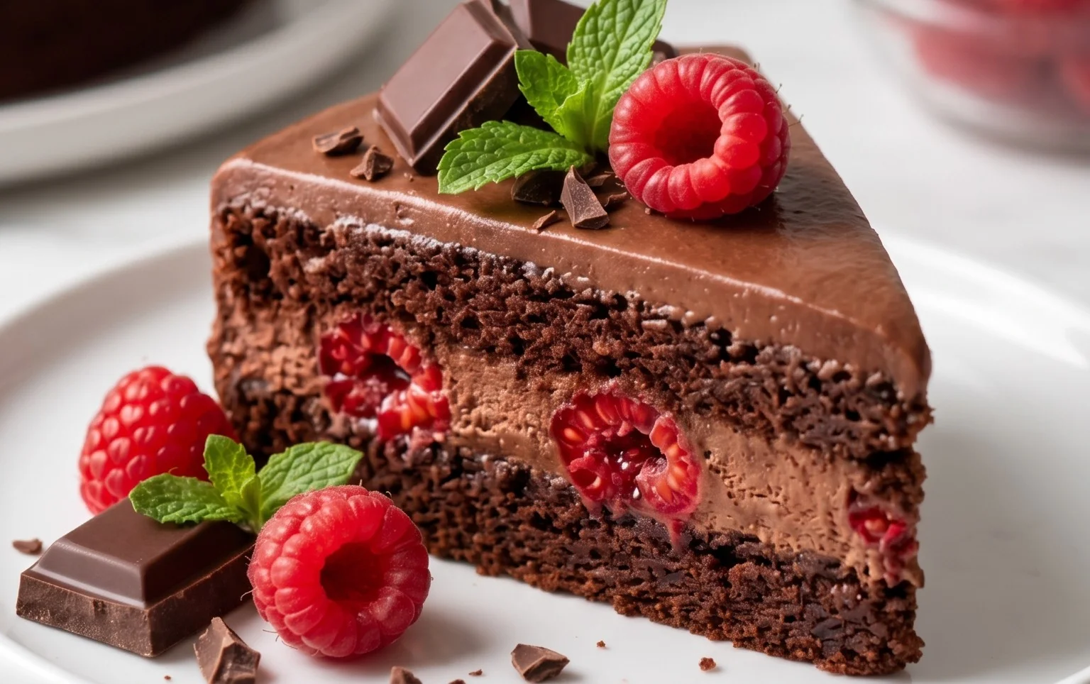 Chocolate Raspberry Cake