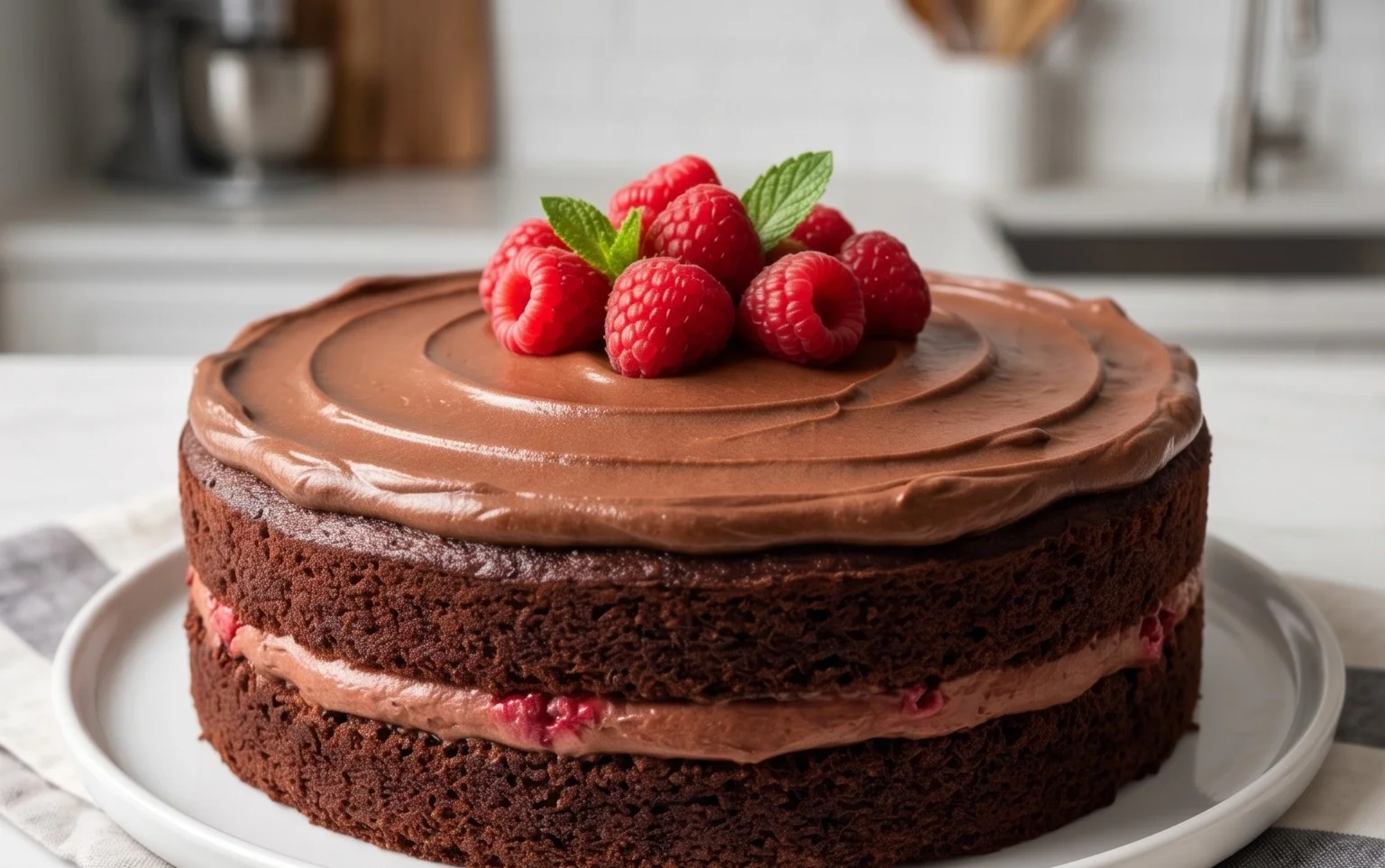Chocolate Raspberry Cake