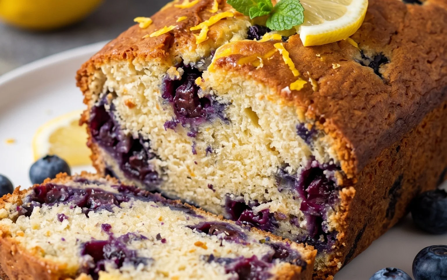 Blueberry and Lemon Loaf