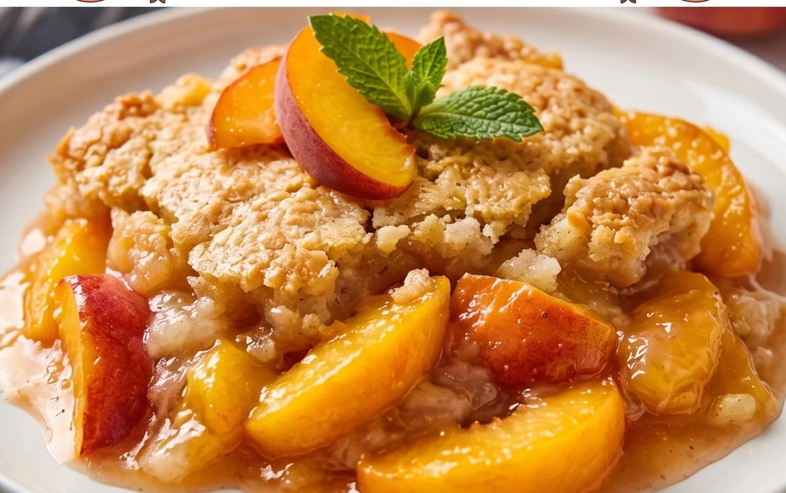 Fresh Peach Cobbler