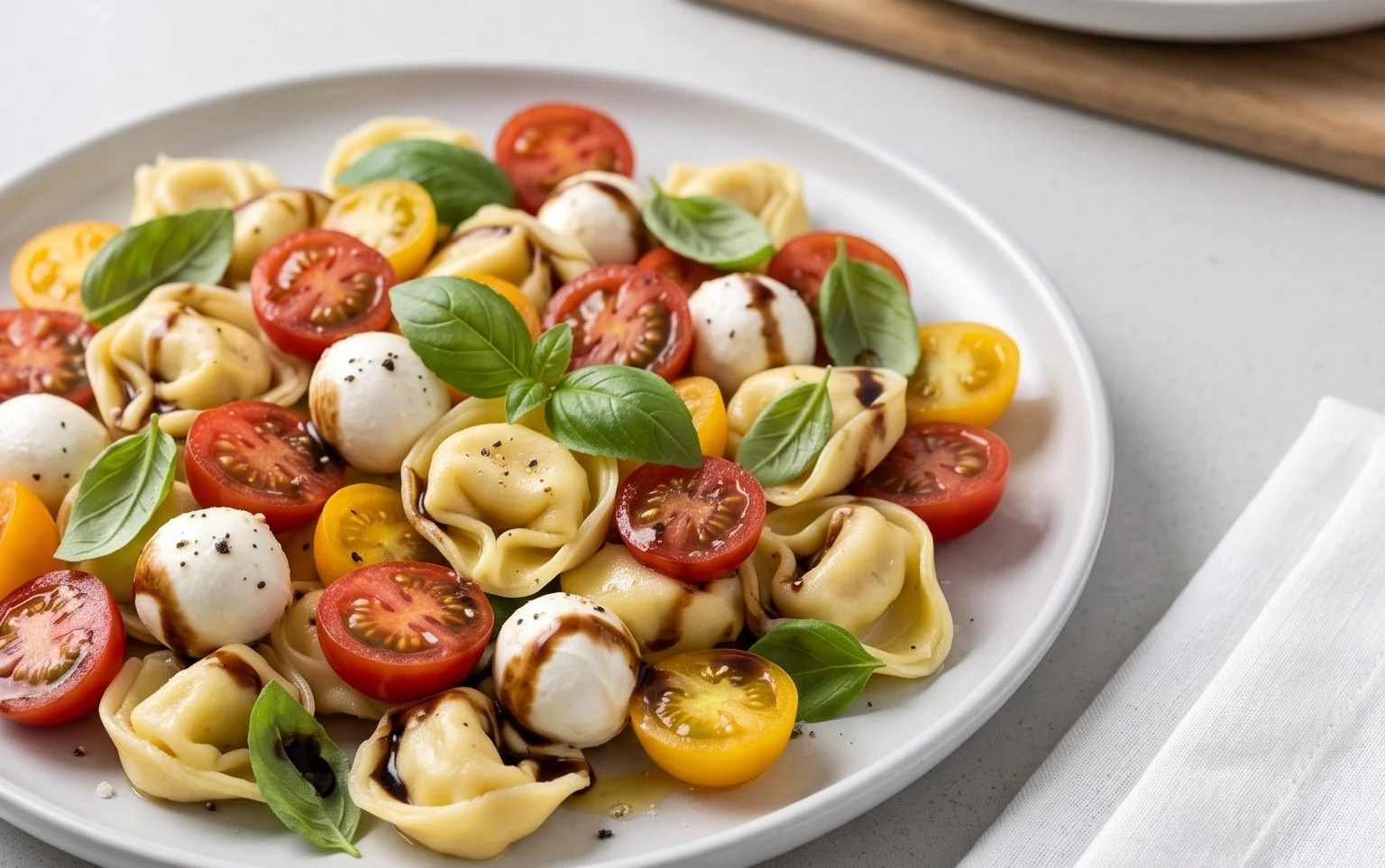 Tortellini Caprese Salad