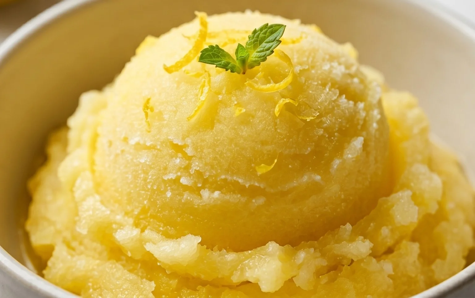 Lemon Sorbet