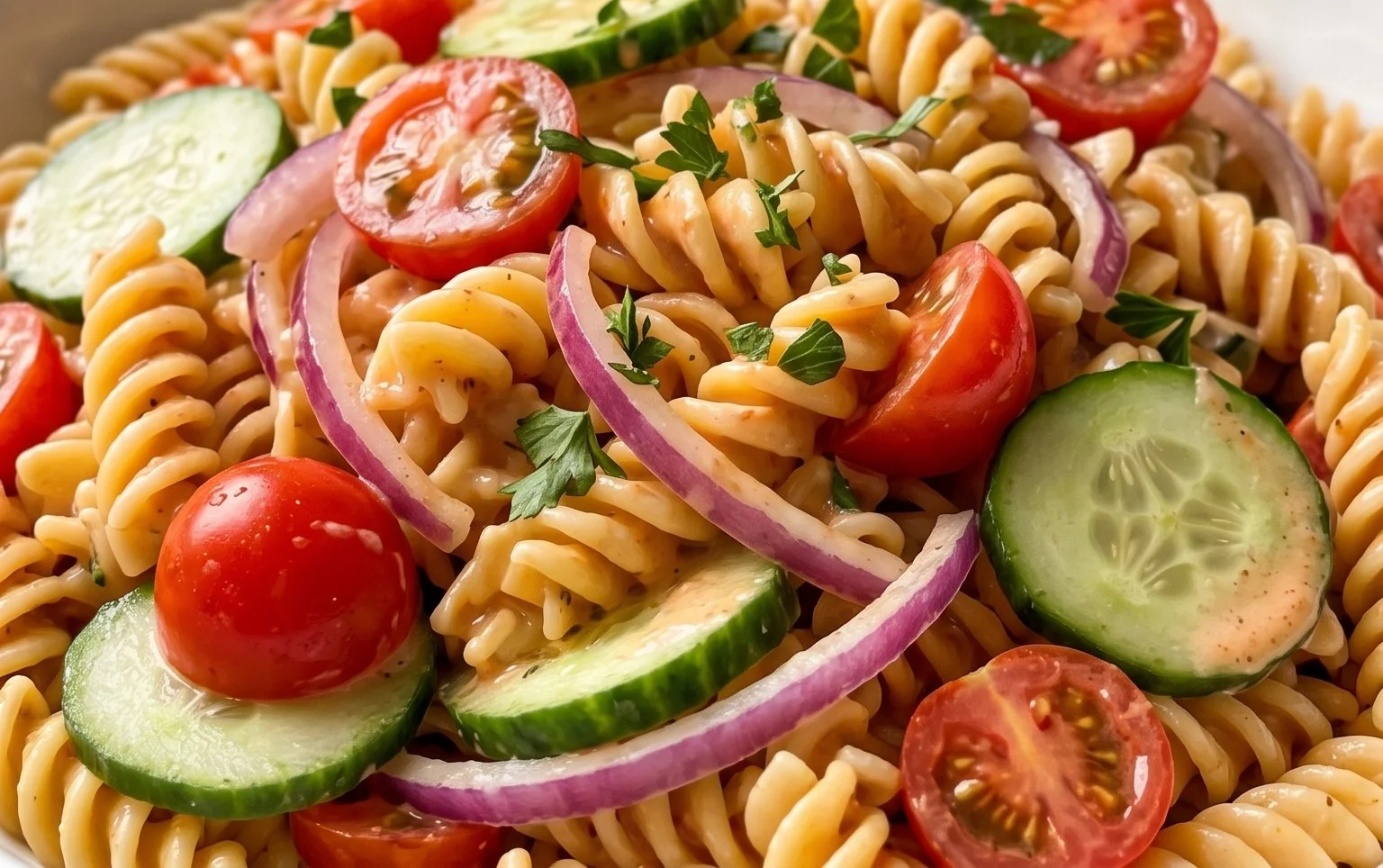 French Dressing Pasta Salad