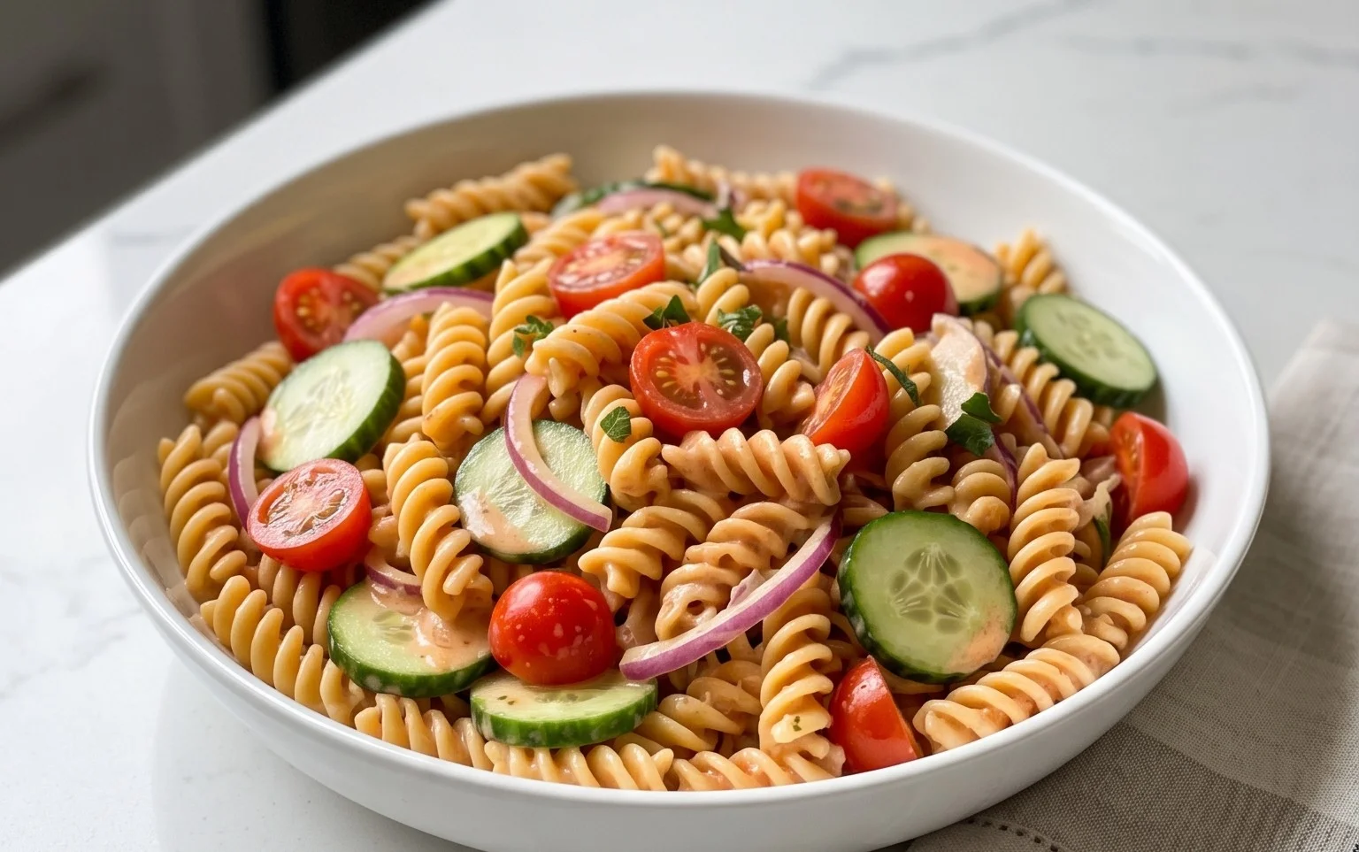 French Dressing Pasta Salad