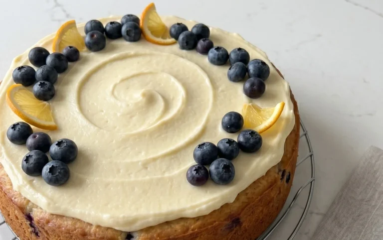 Nova Scotia Blueberry Cream Cake