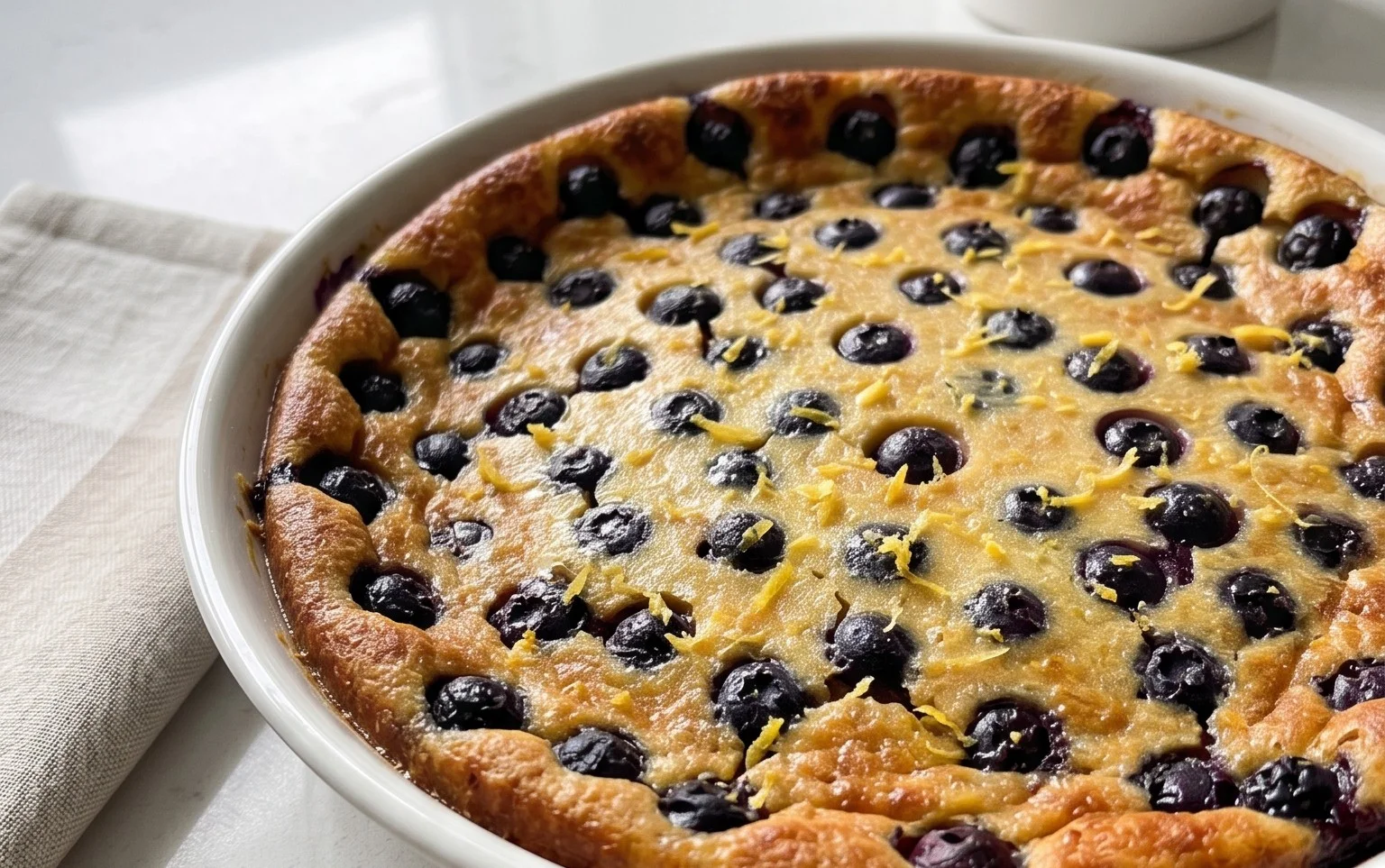 Lemon Blueberry Clafoutis