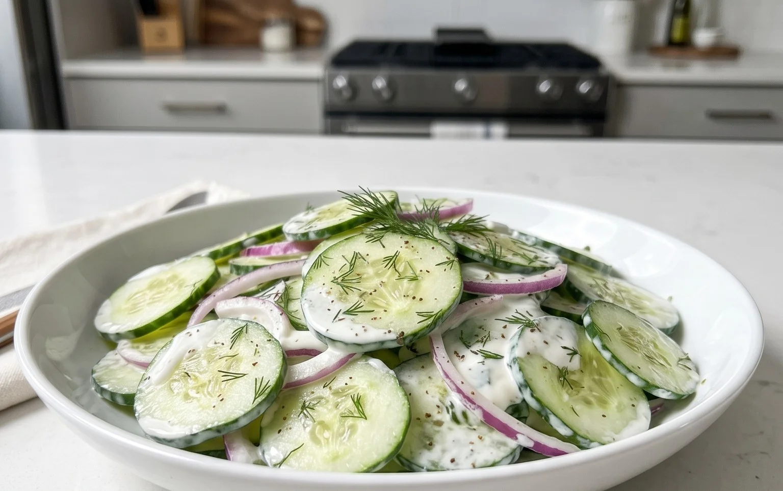 Polish Cucumber Salad