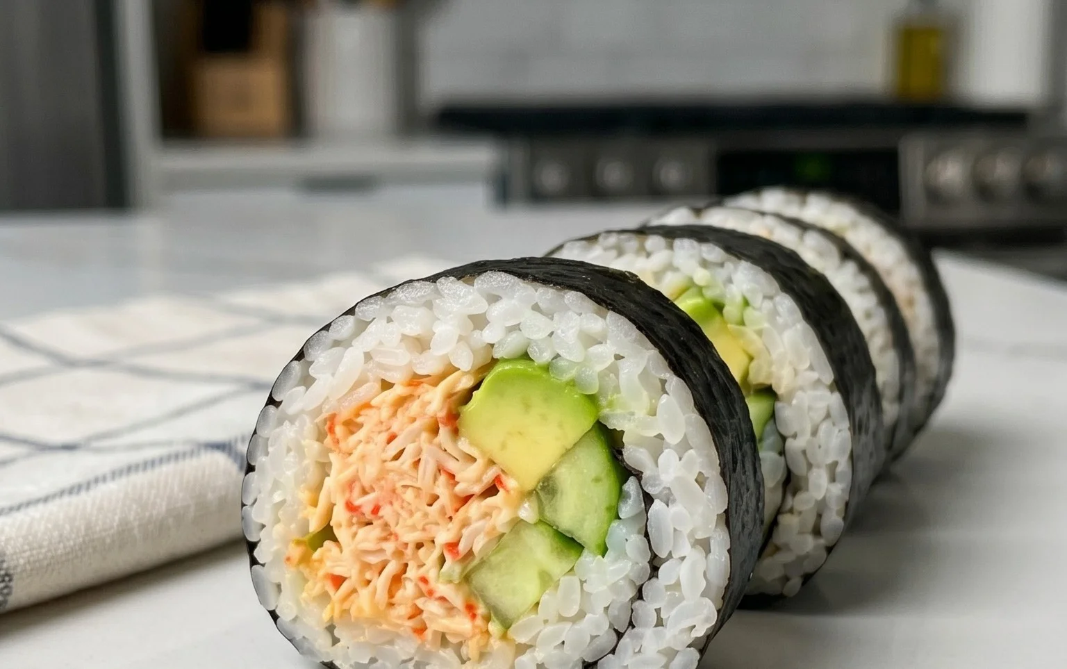 Kani Sushi (Spicy Crab Roll)