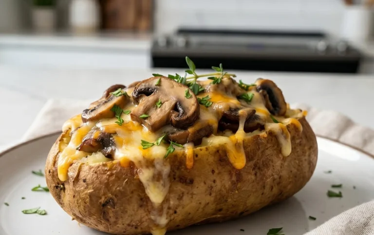 The Ultimate Stuffed Baked Potatoes with Mushrooms