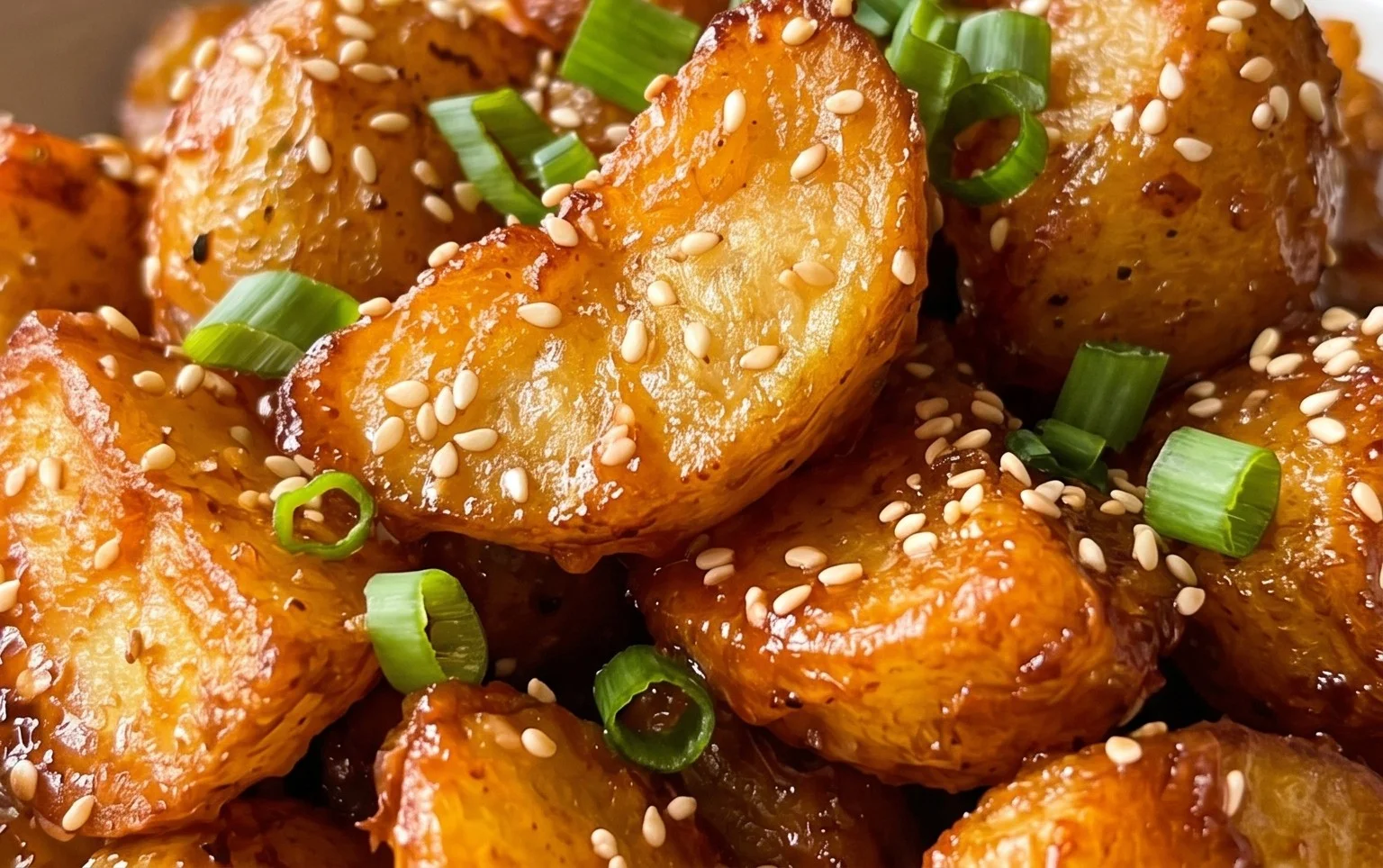 Crispy Honey Chilli Potatoes