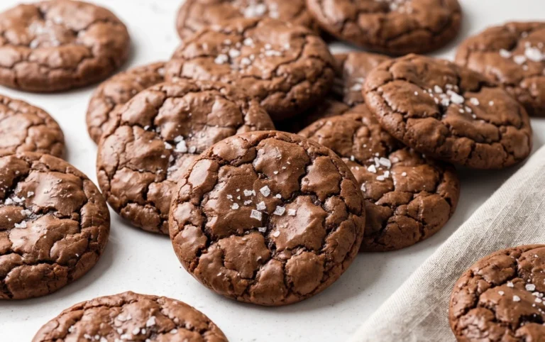 Salted Brownie Cookies