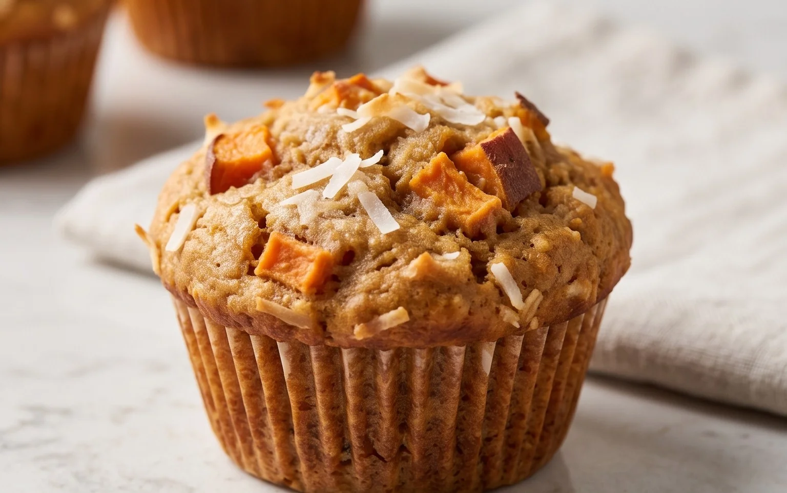Anti-Inflammatory Coconut and Sweet Potato Muffin Recipe