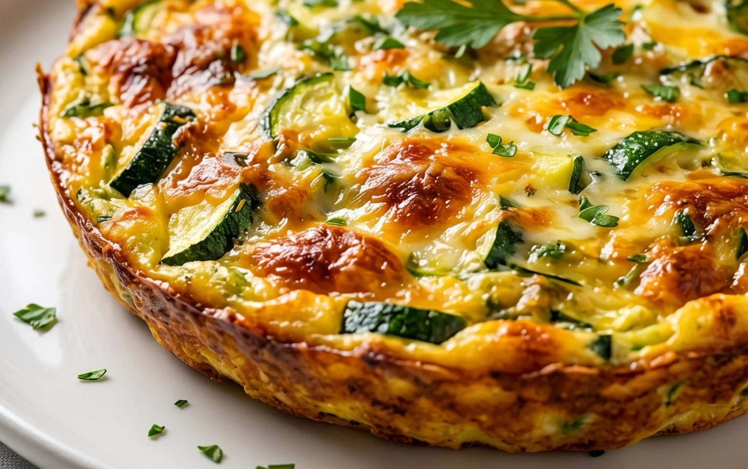 Crustless Zucchini Quiche Recipe