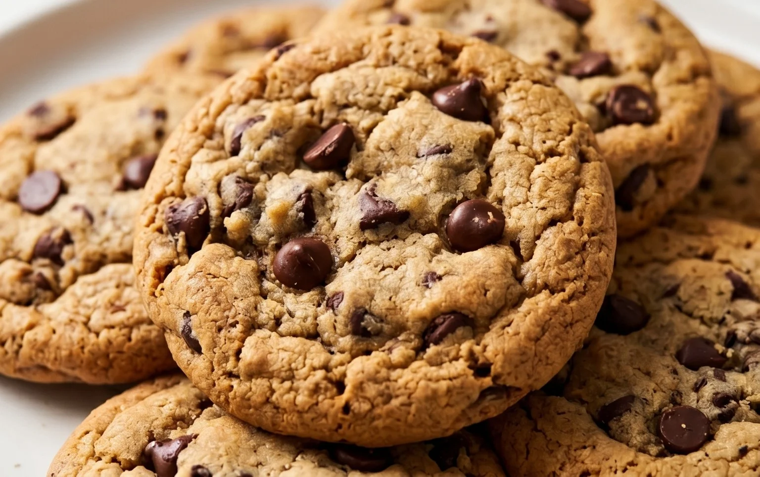 Crispy and Chewy Chocolate Chip Cookies
