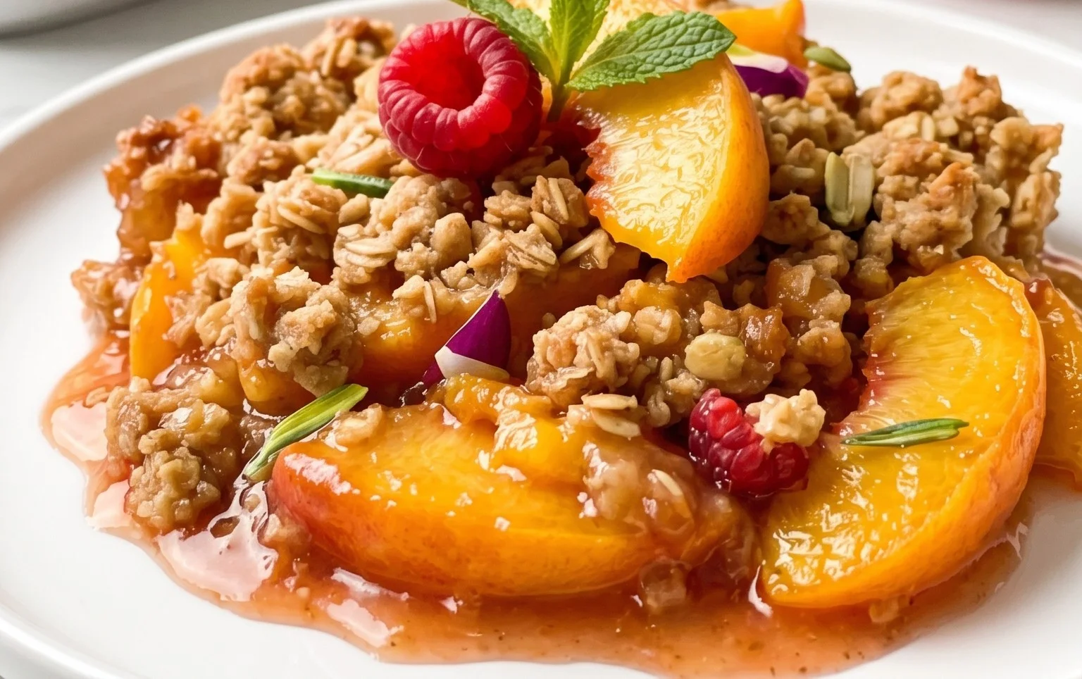 Peach Crisp
