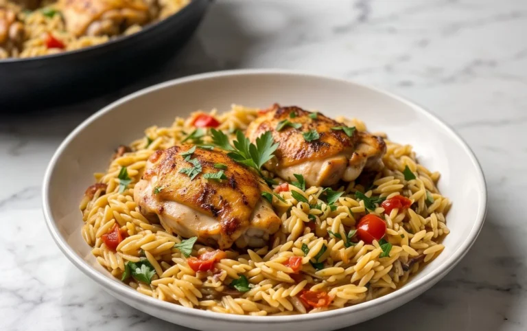 Chicken Orzo (30-Minutes, One-Pan)