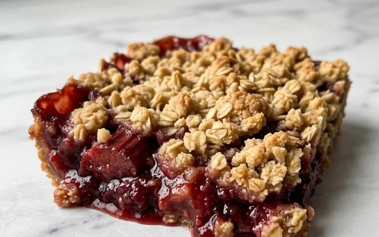 Easy Rhubarb Crisp