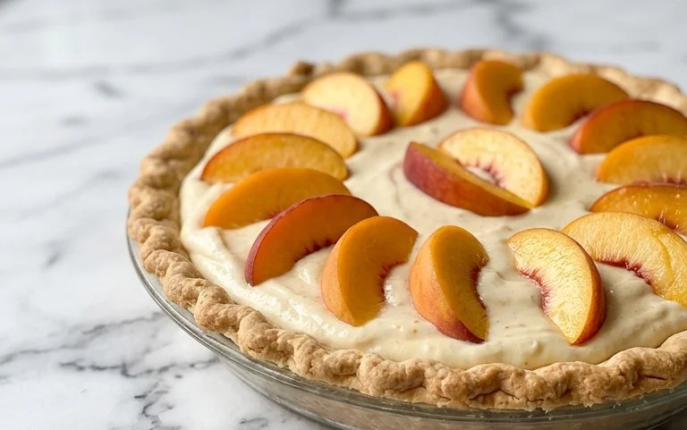 Peaches and Cream Pie