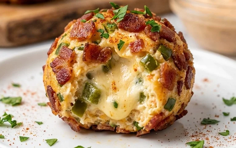 Beef Bacon Jalapeño Popper Cheese Balls