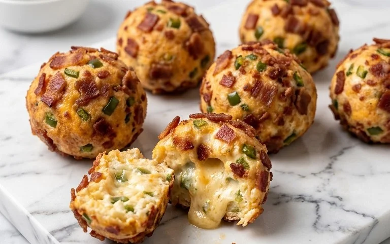 Beef Bacon Jalapeño Popper Cheese Balls