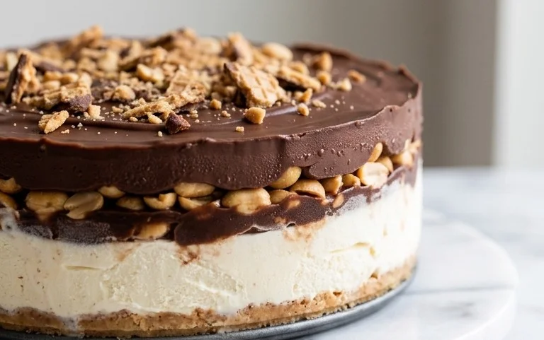 Buster Bar Ice Cream Cake