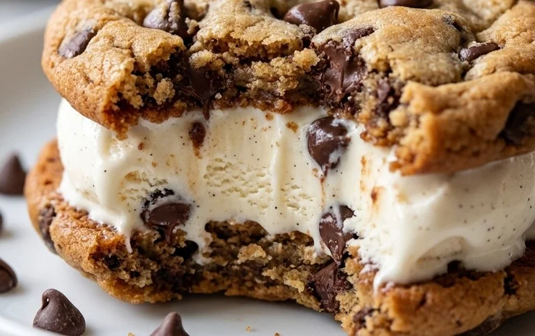 Cookie Ice Cream Sandwiches (Like a Chipwich!)