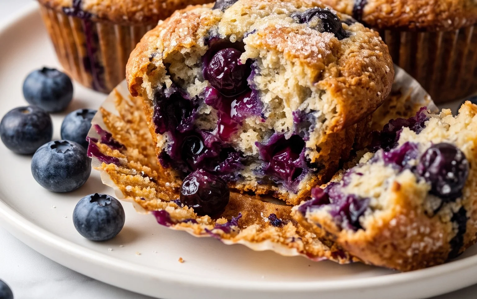 Homemade Blueberry Muffins